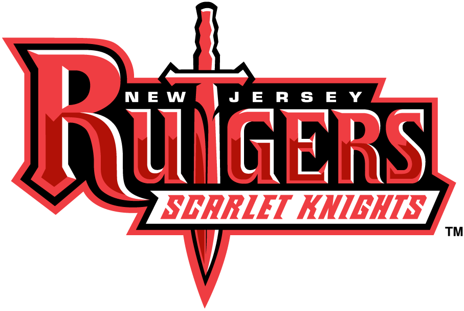 Rutgers Scarlet Knights 1995-Pres Wordmark Logo iron on paper